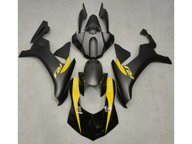 15-19 Matte Black & Yellow R1 Fairings 15-19 Matte Black & Yellow R1 Fairings