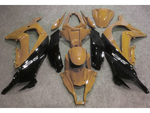 16-19 Desert Tan and Black ZX10R Fairings 16-19 Desert Tan and Black ZX10R Fairings