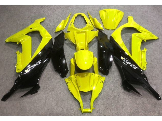 16-19 Gloss Yellow and Black ZX10R Fairings 16-19 Gloss Yellow and Black ZX10R Fairings