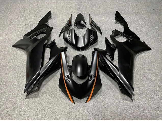 17-21 Matte Black & Orange Accents R6 Fairings 17-21 Matte Black & Orange Accents R6 Fairings