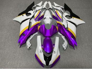 17-21 Purple and Yellow Gloss R6 Fairings