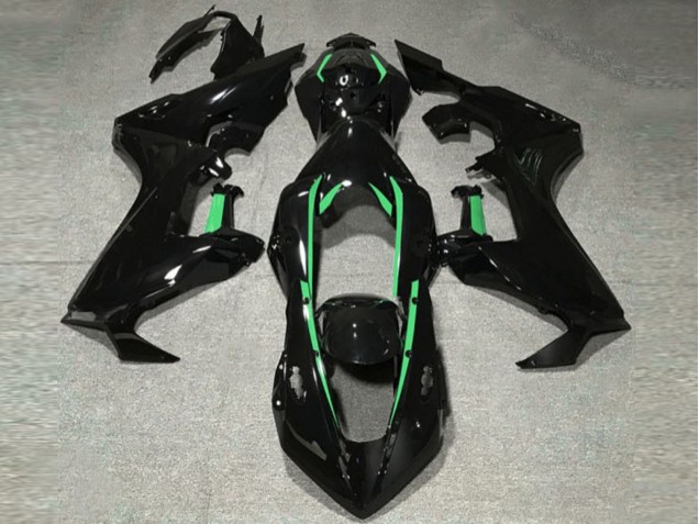 17-23 Gloss Black & Forest Green Lining CBR1000RR Fairings 17-23 Gloss Black & Forest Green Lining CBR1000RR Fairings