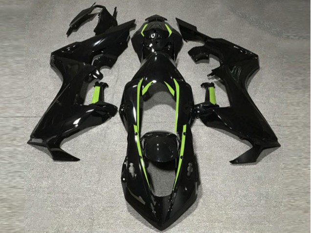 17-23 Gloss Black & Lime Green Lining CBR1000RR Fairings 17-23 Gloss Black & Lime Green Lining CBR1000RR Fairings