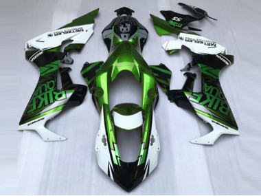 17-23 Green & White Custom CBR1000RR Fairings