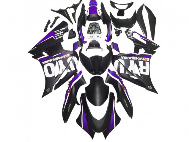 17-23 Matte Black & Purple GSXR 1000 Fairings 17-23 Matte Black & Purple GSXR 1000 Fairings