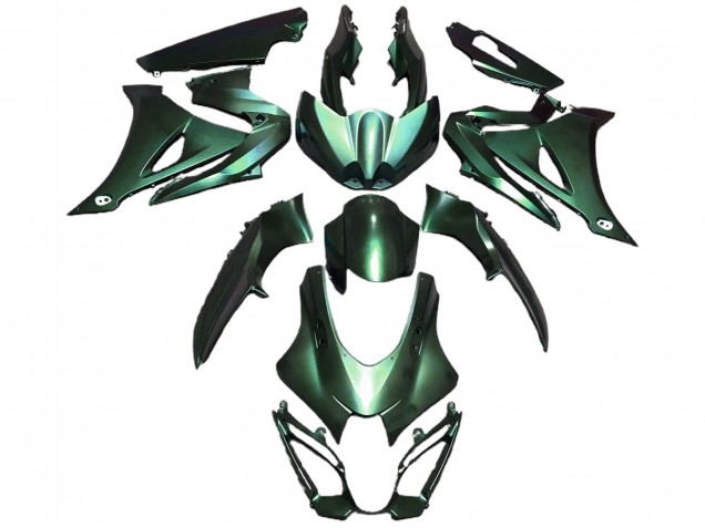 17-23 Matte Green GSXR 1000 Fairings 17-23 Matte Green GSXR 1000 Fairings