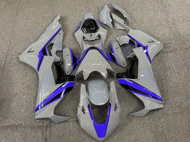 17-23 Nardo with Blue Stripes CBR1000RR Fairings 17-23 Nardo with Blue Stripes CBR1000RR Fairings