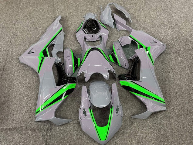 17-23 Nardo with Green Stripes CBR1000RR Fairings 17-23 Nardo with Green Stripes CBR1000RR Fairings