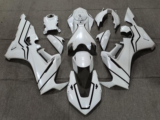 17-23 Pearl White & Black Lining CBR1000RR Fairings 17-23 Pearl White & Black Lining CBR1000RR Fairings