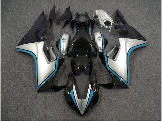 17-23 Silver and Black & Light Blue CBR1000RR Fairings 17-23 Silver and Black & Light Blue CBR1000RR Fairings