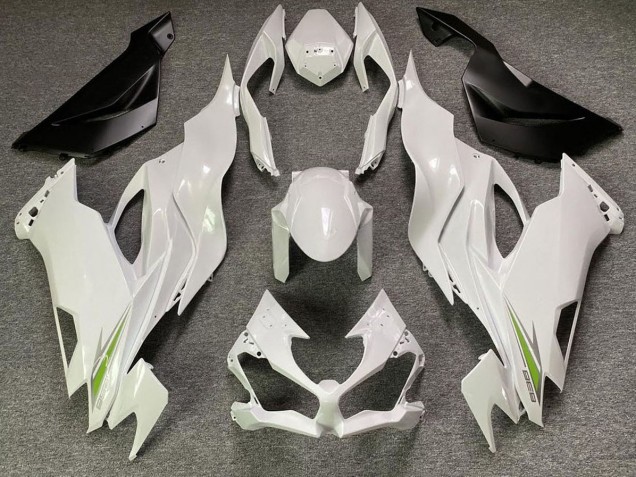 19-23 Pearl White ZX6R Fairings 19-23 Pearl White ZX6R Fairings