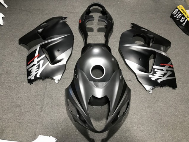 97-07 Matte Silver / Black GSXR 1300 Hayabusa Fairings 97-07 Matte Silver / Black GSXR 1300 Hayabusa Fairings