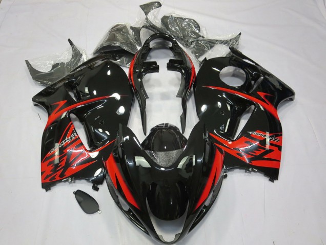 97-07 Red and Black GSXR 1300 Hayabusa Fairings 97-07 Red and Black GSXR 1300 Hayabusa Fairings