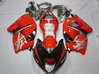 97-07 Red and Black Silver Decal GSXR 1300 Hayabusa Fairings