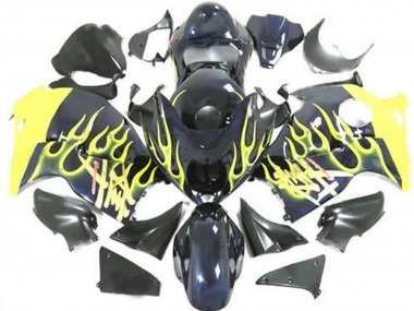 97-07 Yellow Flame GSXR 1300 Hayabusa Fairings