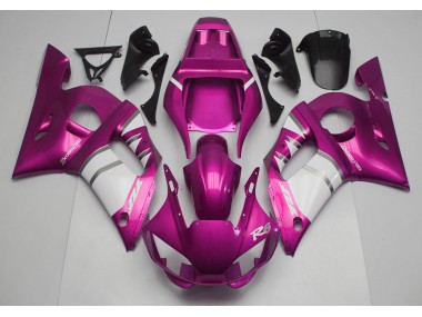 98-02 Pink & White R6 Fairings