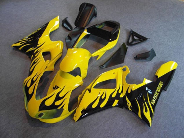 98-99 Yellow Flame R1 Fairings 98-99 Yellow Flame R1 Fairings
