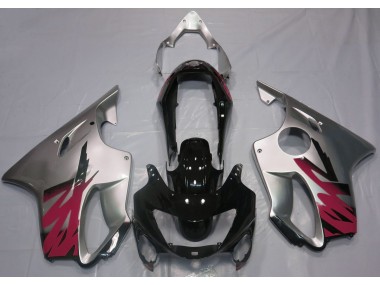 99-00 Gloss Silver & Red CBR600 F4 Fairings