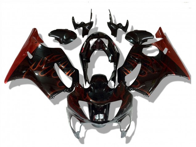 99-00 Red Flame CBR600 F4 Fairings 99-00 Red Flame CBR600 F4 Fairings