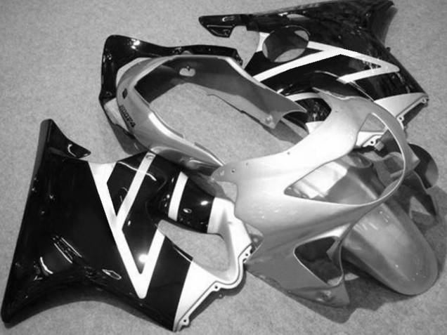 99-00 Silver Black CBR600 F4 Fairings 99-00 Silver Black CBR600 F4 Fairings