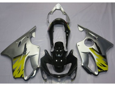 99-00 Silver Yellow and Black CBR600 F4 Fairings
